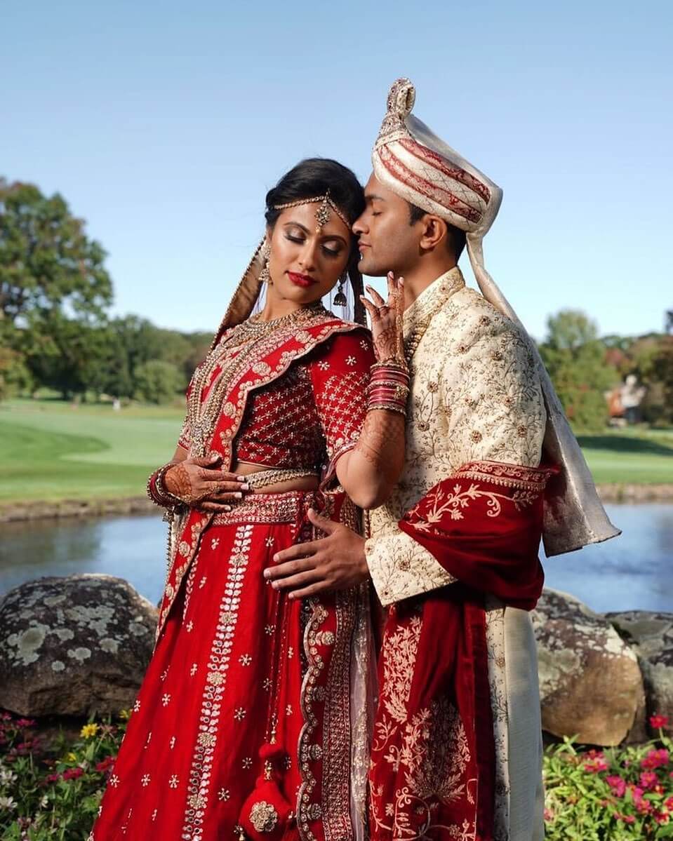 outdoor bride groom indian lake brooklake nj