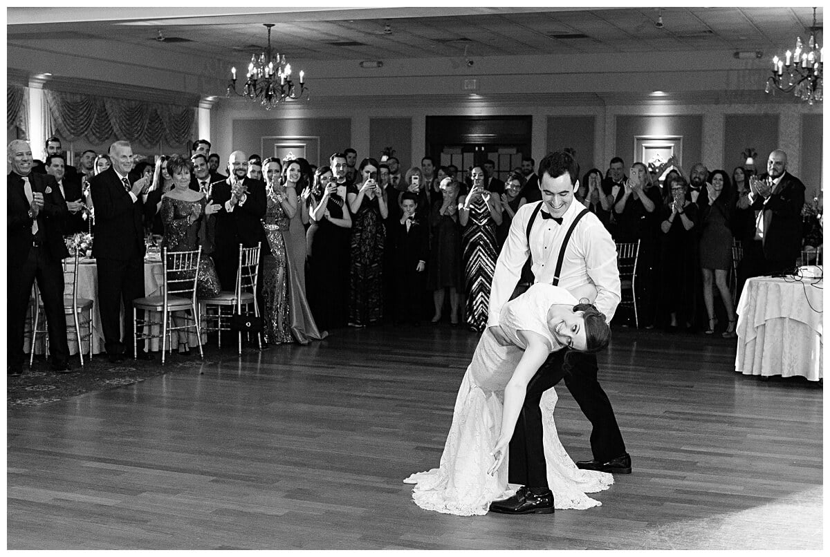 bride groom dancing wedding brooklake